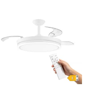 Ventilador de techo con luz 58W con mando