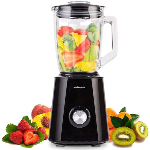 Batidora De Vaso Mixy 1500w, 1.5l, Black - Mellerware