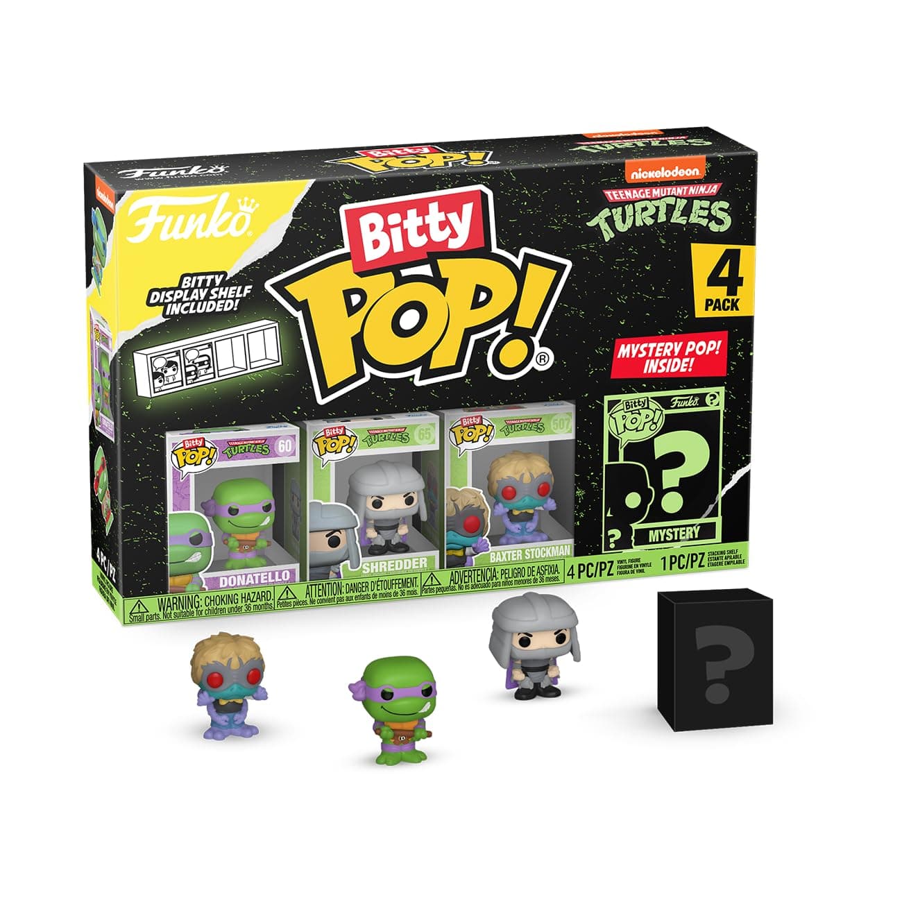 Funko Bitty Pop! 4 Pack: Teenage Mutant Ninja Turtles (TMNT) - Donatello