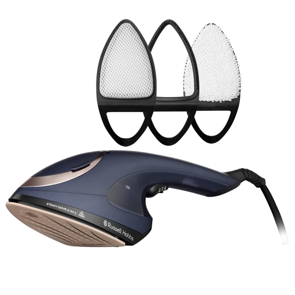 Russell Hobbs Plancha de Vapor 2 en 1 Steam Genie, 1800 W, Para Ropa y Tejidos del Hogar, Vapor