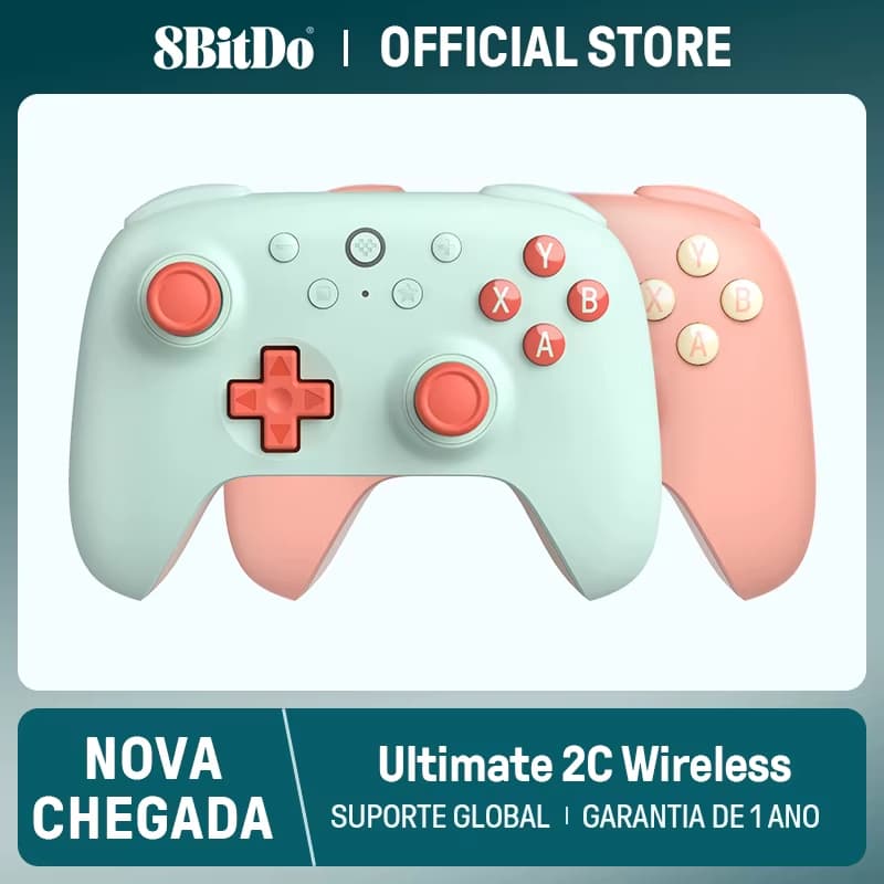 8BitDo - Nuevo controlador de juegos inalámbrico Ultimate 2C para PC, Windows 10, 11, Steam Deck, Raspberry Pi, Android