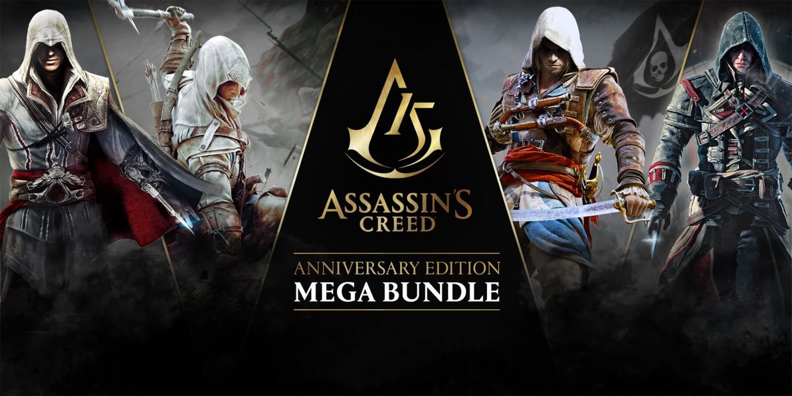 [Nintendo eShop] Assassin's Creed Mega Bundle 6 en 1 (AC II La Hermandad, Revelations, Black Flag, Rogue, AC III y Liberation)