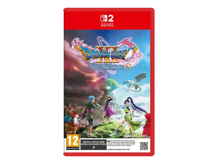 Juego Dragon Quest XI S Switch 2 Edición Definitiva (Game Key Card, JRPG maestro, gráficos mejorados, -15% App , en MediaMarkt)