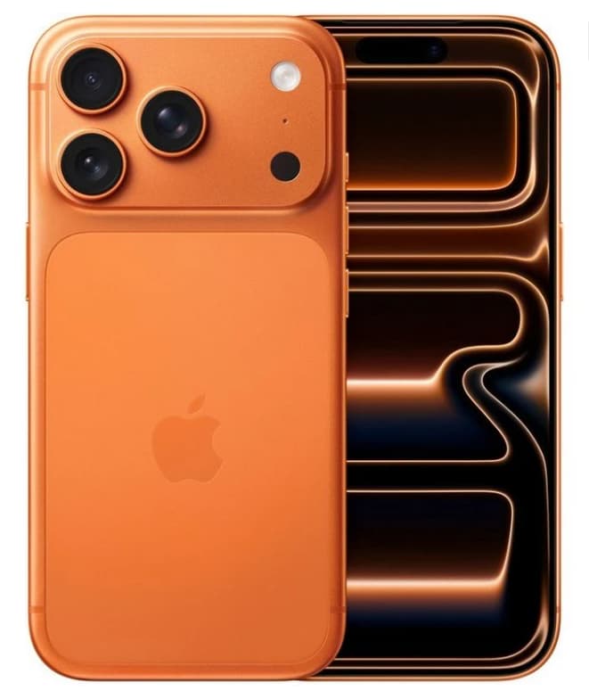 Smartphone Apple iPhone 17 Pro (256 GB | Titanio Naranja Cósmico | Pantalla Super Retina XDR ProMotion | Chip A19 Pro)