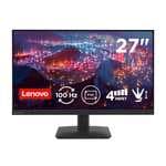 Lenovo L27-4e - Monitor FHD 27" (IPS, HDMI 1.4 - VGA, 16:9, Tasa de Refresco 100 Hz, Tiempo de Respuesta 4ms, VESA 100 mm,Soporte Inclinable