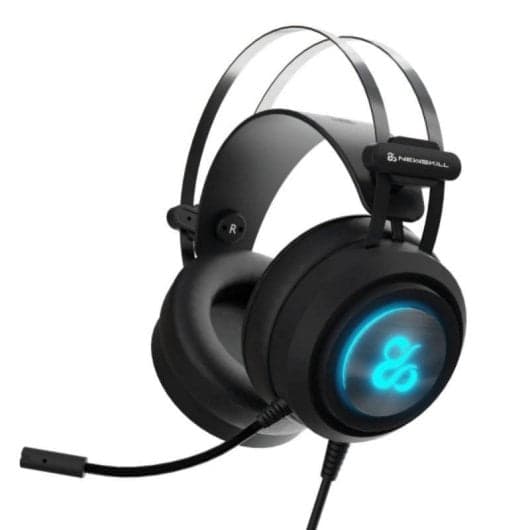 Newskill Drakain V2 – Auriculares Gaming Multiplataforma con Cable Jack 3.5mm, Conexión USB, Iluminación RGB Dinámica y Micrófono Flexible
