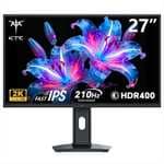 KTC H27T7P-2 Monitor Gaming 27" QHD (2560x1440) IPS Fast, 210Hz (OC), 1ms MPRT, HDR400, 131% sRGB, FreeSync / G-Sync, 400 nits
