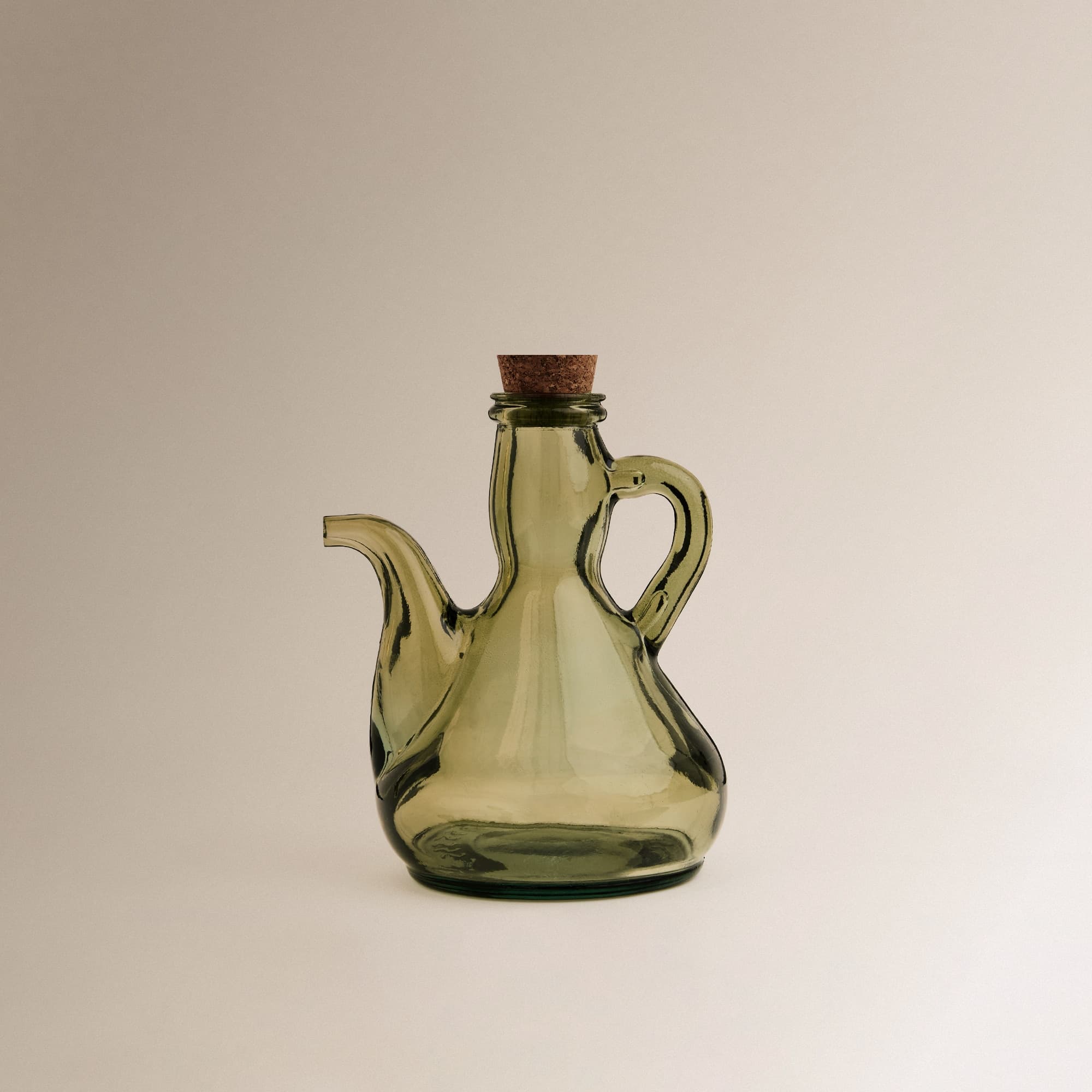 Aceitera catalana de vidrio 500 ml Aliño Verde