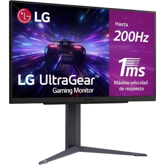 LG UltraGear 27GS75Q-B: Monitor Gaming 27" QHD, Panel IPS, 200Hz, 1ms GtG y FreeSync