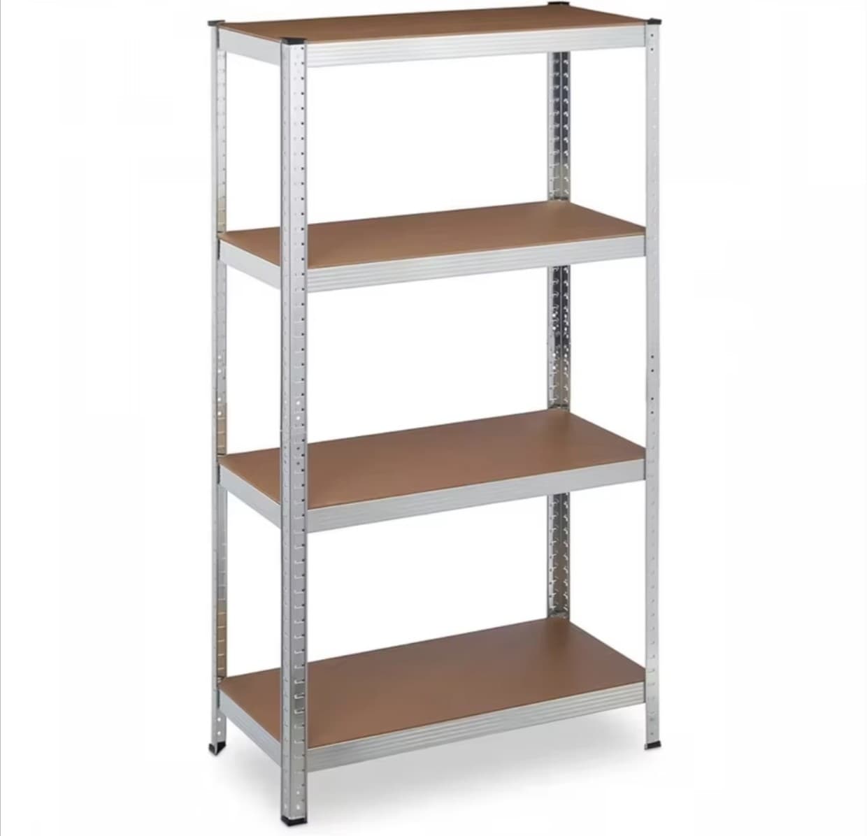 Estanterías Almacenaje de 4 Niveles, Carga de 875 kg, 30 x 70 x 140 cm