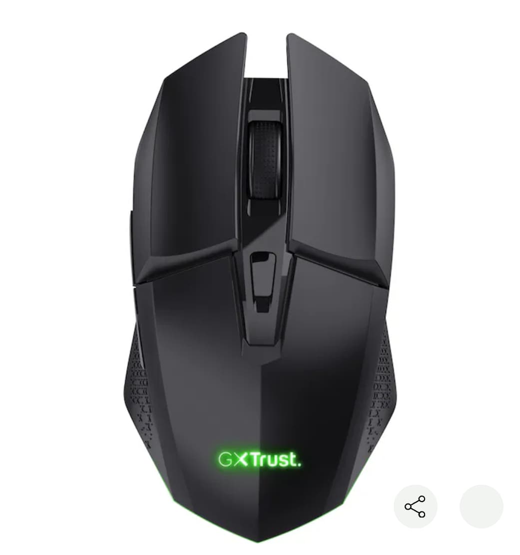 Trust Ratón gaming inalámbrico Trust GXT110 FELOX - Negro