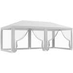 Carpa de Jardín 6x3 m con 6 Mosquiteras Laterales (Desde España)