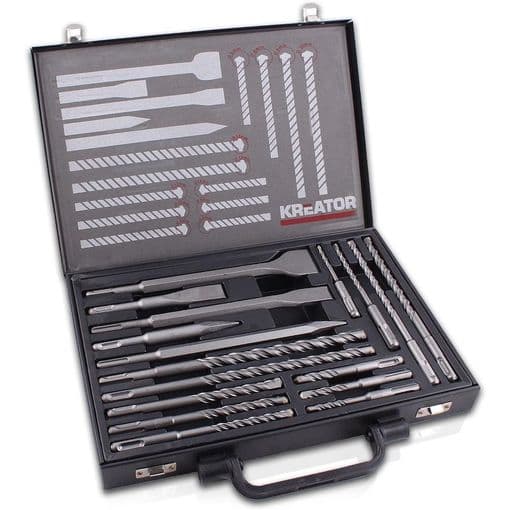 KREATOR KRT012801 - Set brocas y cinceles 17 piezas