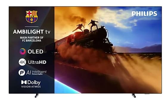 Smart TV OLED 55" Philips Ambilight 55OLED770 (OLED770/12) ¡Panel OLED 4K, procesador P5 con IA y sistema Ambilight!