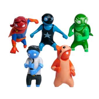 Pack 5 figuras Gang Beast - Surtido