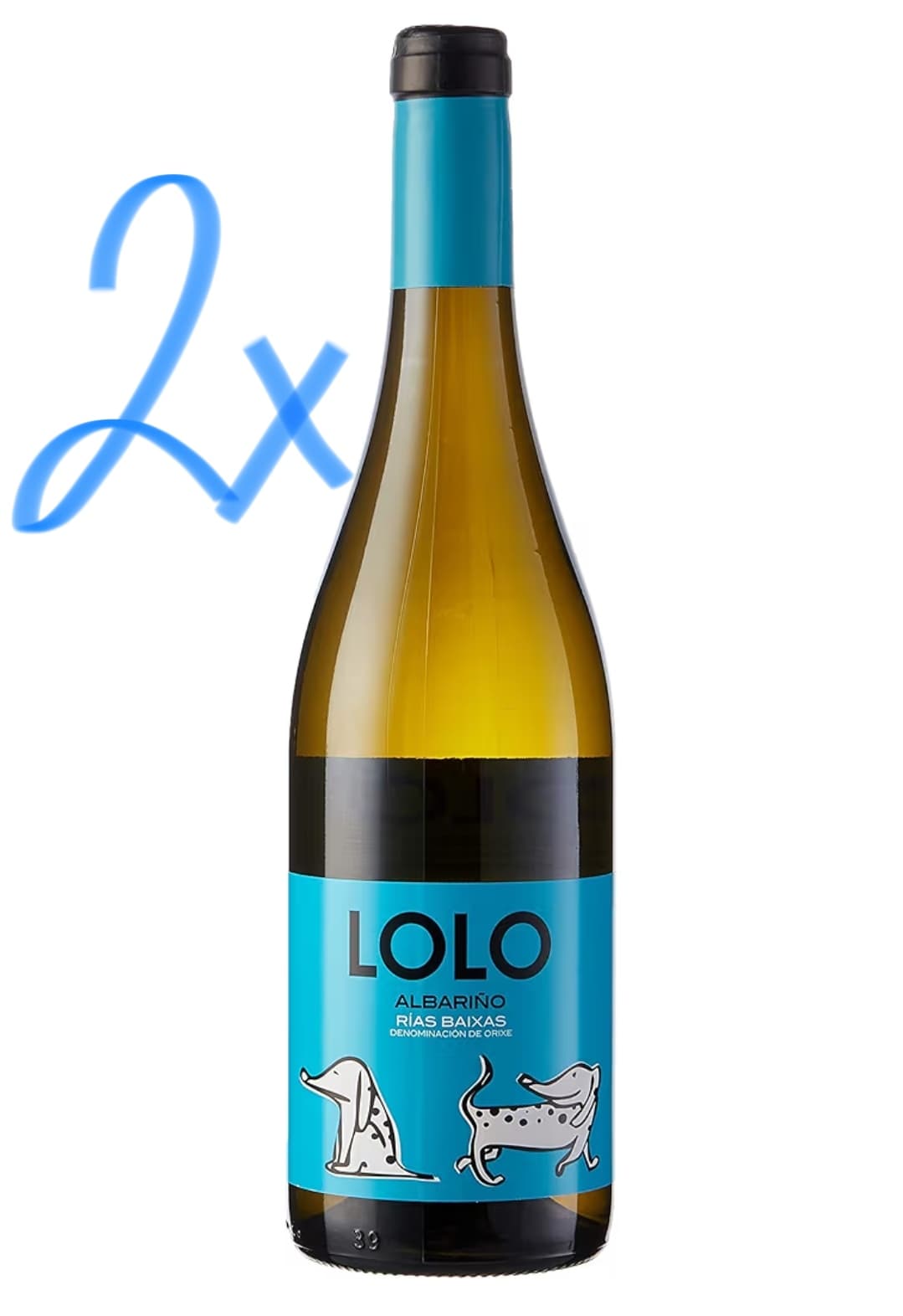 2 BOTELLAS Paco & Lola, Lolo Vino Blanco Albariño D.O. RÍAS BAIXAS, 75 cl