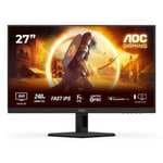 Monitor gaming - AOC Q27G4ZR, 27" QHD, 260 Hz, 1 ms GtG, Fast IPS, Adaptive Sync, Altura ajustable, Altavoces incorporados [estudiantes]