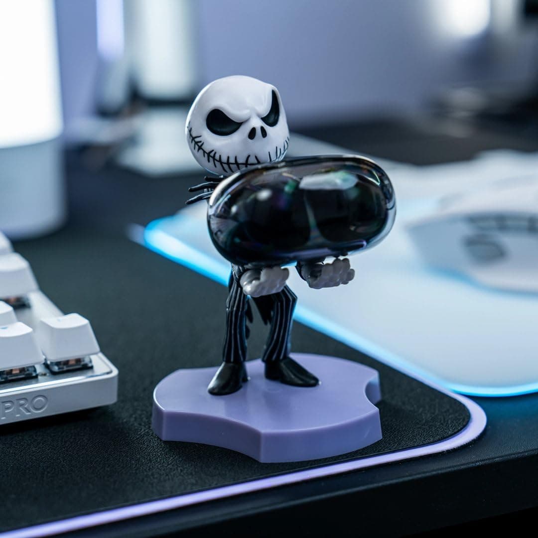 Cable Guys Holdem Jack Skellington Mini – Soporte para Smartphone, Auriculares y Accesorios con Licencia Oficial Disney