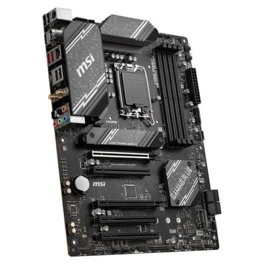 Placa Base MSI B760 GAMING PLUS WIFI B760 LGA 1700 DDR5 ATX WiFi 6E 2.5GbE M.2 RAID