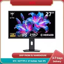 KTC H27T7P-2 Monitor Gaming 27" QHD (2560x1440) IPS Fast, 210Hz (OC), 1ms MPRT, HDR400, 131% sRGB, FreeSync / G-Sync, 400 nits