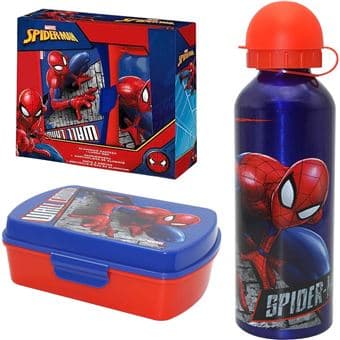Pack Marvel Fiambrera Spiderman + Botella 500ml