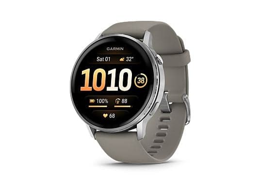 Smartwatch Garmin Venu 4 45mm (Pantalla 1.4", Autonomía 12 Días, Alineación del Sueño, Gris y negro