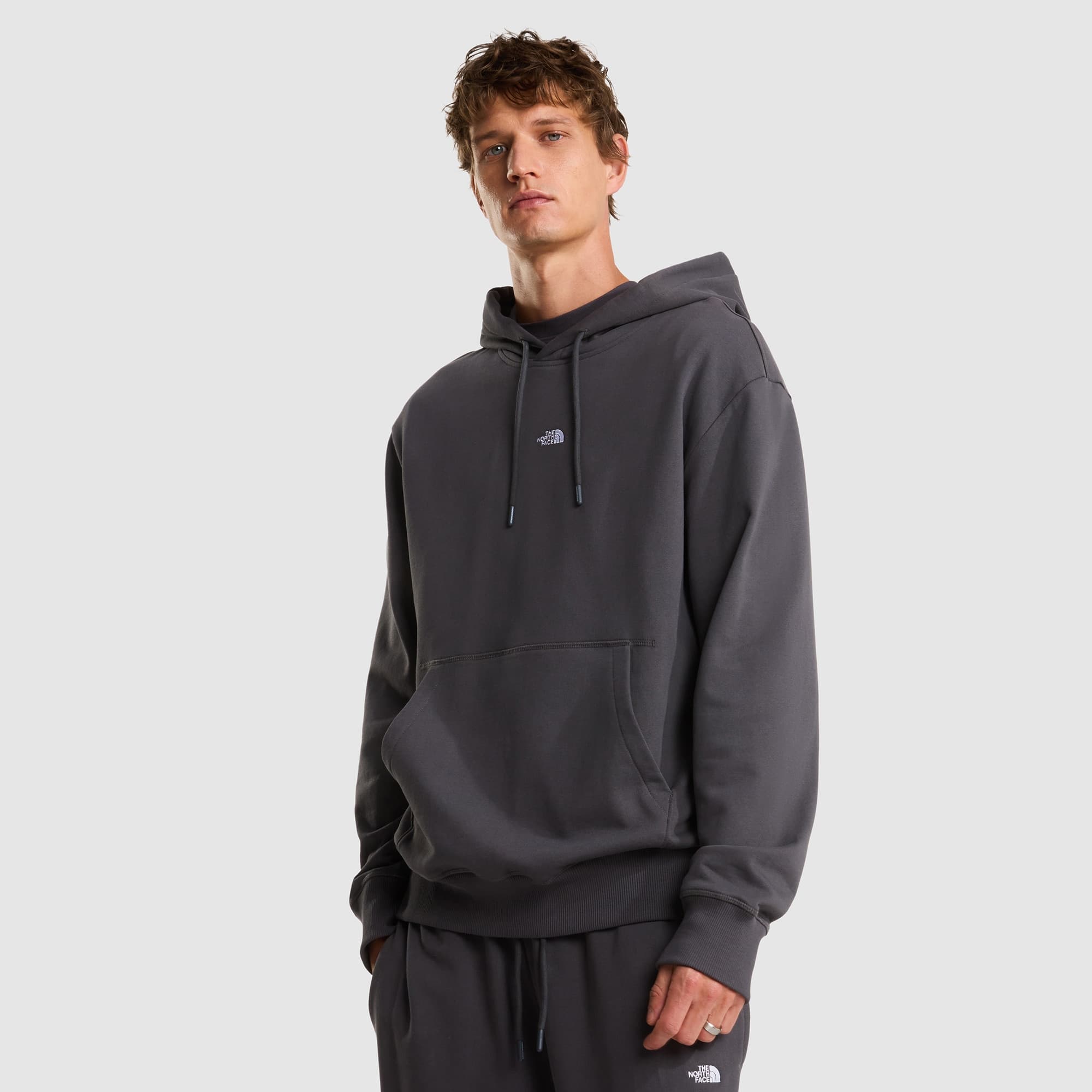 Sudadera ligera y holgada con capucha unisex Essential The North Face 100% algodón - Gris