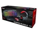 Trust GXT1180RW Teclado + Raton + Alfombrilla + Auriculares 4in1 - Pack Periféricos