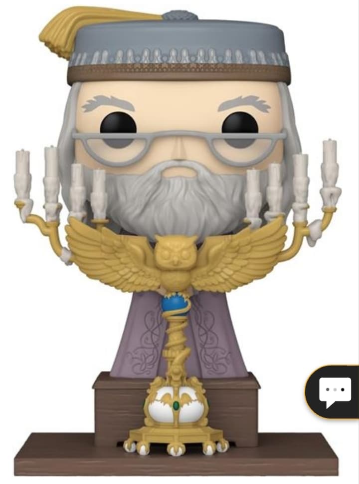 Figura Funko Harry Potter Dumbledore en podium 10cm