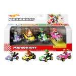 Vehiculo Hot Wheels Mario Kart conjunto de 4 personajes Hot Wheels