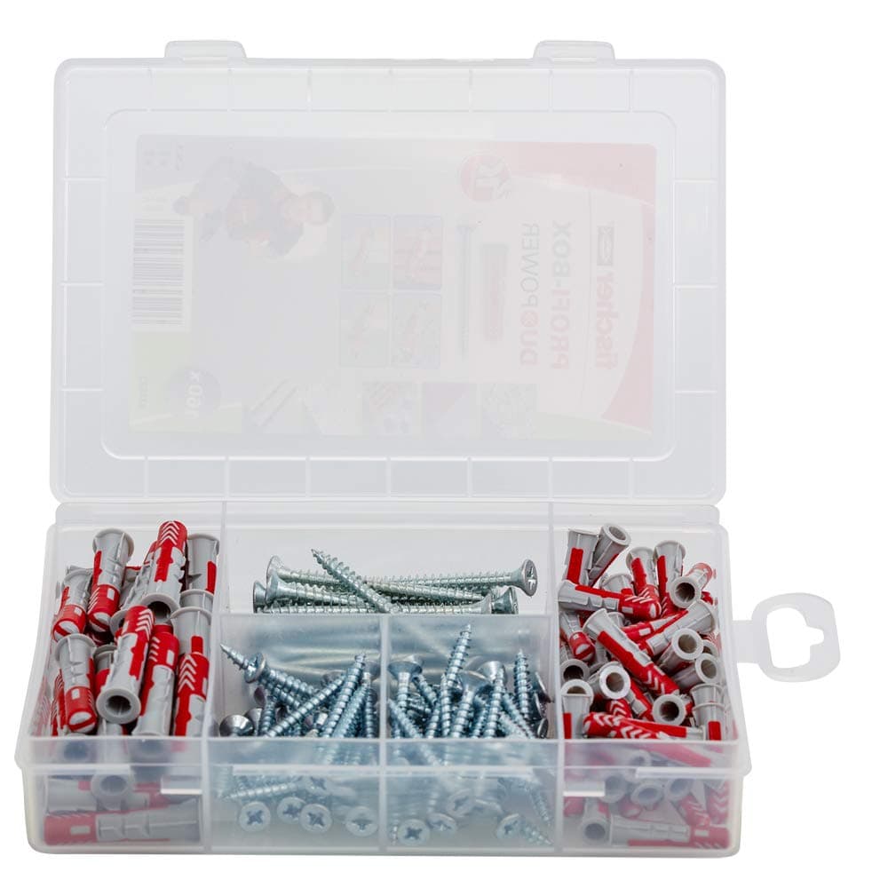 fischer - Maletín Profi-Box DUOPOWER 6x30 + 8x40 mm