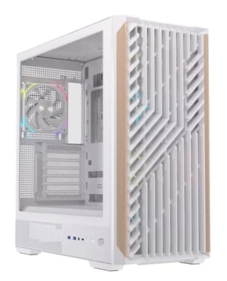 Caja PC Einarex PULSE P800 RGB Blanca (Torre ATX, cristal templado, soporte 13 ventiladores, refrigeración extrema, en PcComponentes)