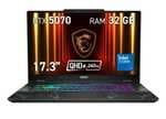 Portátil MSI Cyborg 17 B2RWGKG-075XES 17.3" Intel Core 9 270H 32GB 1TB SSD RTX 5070 QHD RGB