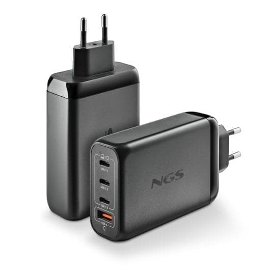 Cargador GaN 140W – 3x USB-C PD 3.1/PPS + USB-A QC 3.0 | Carga hasta 4 dispositivos