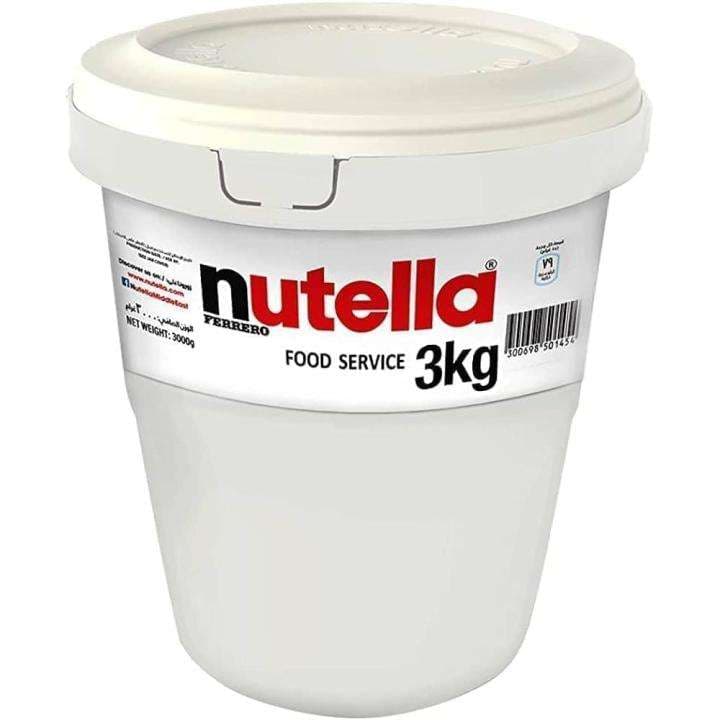 Nutella 3kg - Crema de chocolate con avellana (Tamaño Futuro Papa Noel)