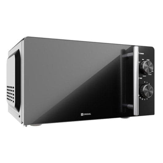 Microondas con Grill 20L 700W Negro - Acabado Premium efecto espejo