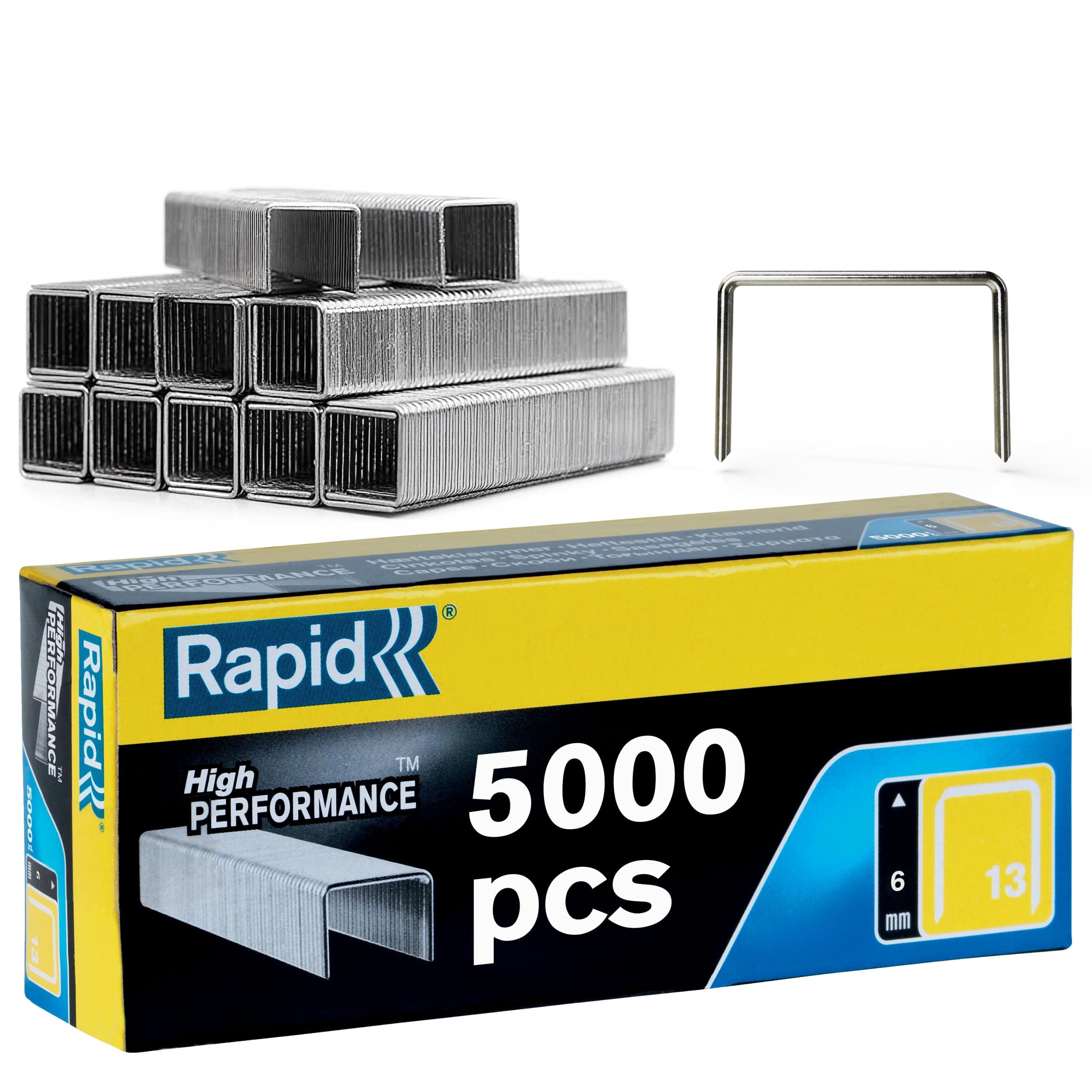 Rapid 11830700 – Grapas 13/6 Galvanizadas 5000 Uds Consumible compatible con herramientas