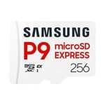 Samsung P9 Express microSD 256GB, velocidad de lectura hasta 800 MB/s Nintendo Switch 2, Smartphones, Tablets, GoPRO , Dron DJI, Steam Deck,