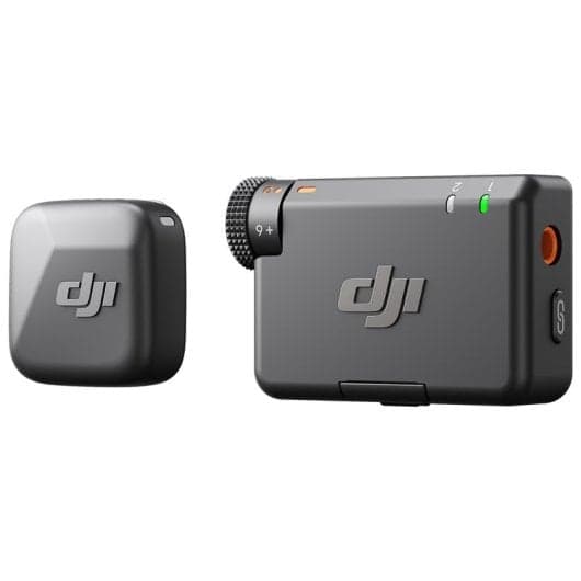 Micrófono Inalámbrico DJI Mic Mini 1TX+1RX (ultraligero, transmisión estable, cancelación de ruido, Bluetooth, cámaras/móviles/PC, negro)