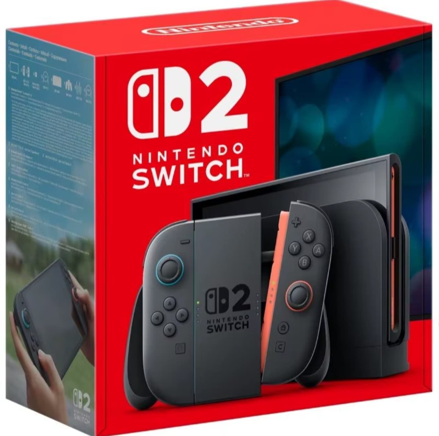 Consola Nintendo Switch 2/ Incluye base/ Incluye 2 Mandos Joy-Con/ Incluye 2 Correas (nueva Garantía Española)