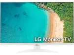 TV LED 27" - LG 27TQ615S-PZ, Full-HD, IPS, LED con 16.7M de Colores, 14ms, SMART TV webOS22, blanca/Negro