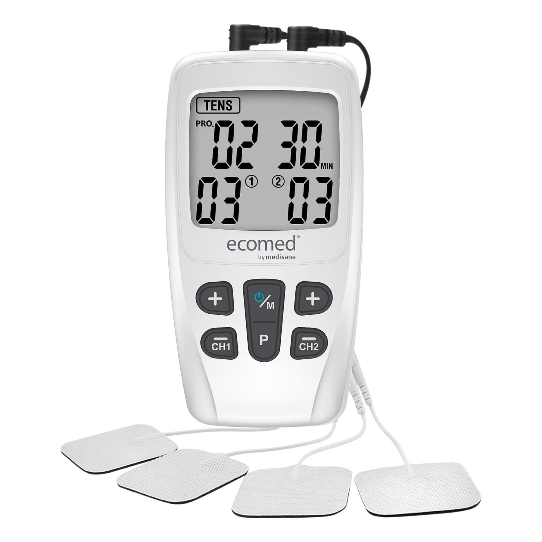 Electroestimulador Medisana TT-15E | 40 niveles de intensidad | TENS y EMS | Precio con Mi MediaMarkt