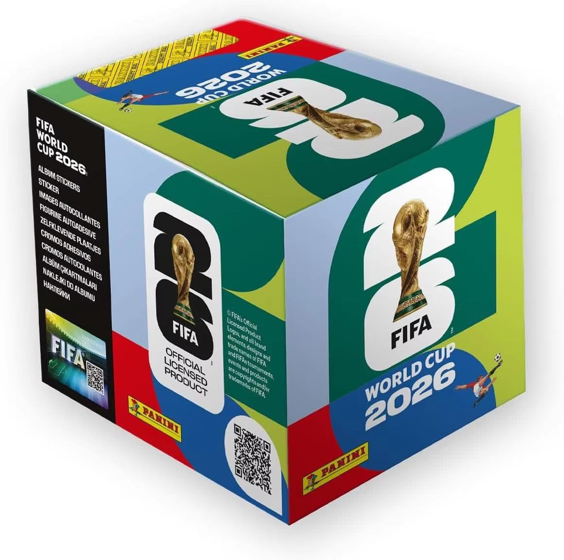 Panini Colección oficial de la FIFA World Cup 2026 (caja de 50 bolsas)