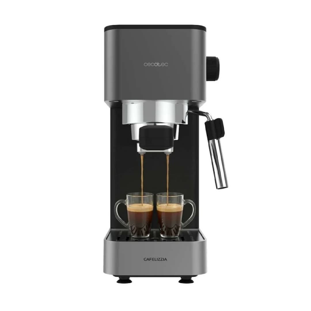Cafetera express Cecotec Cafelizzia 690 Grey Negro