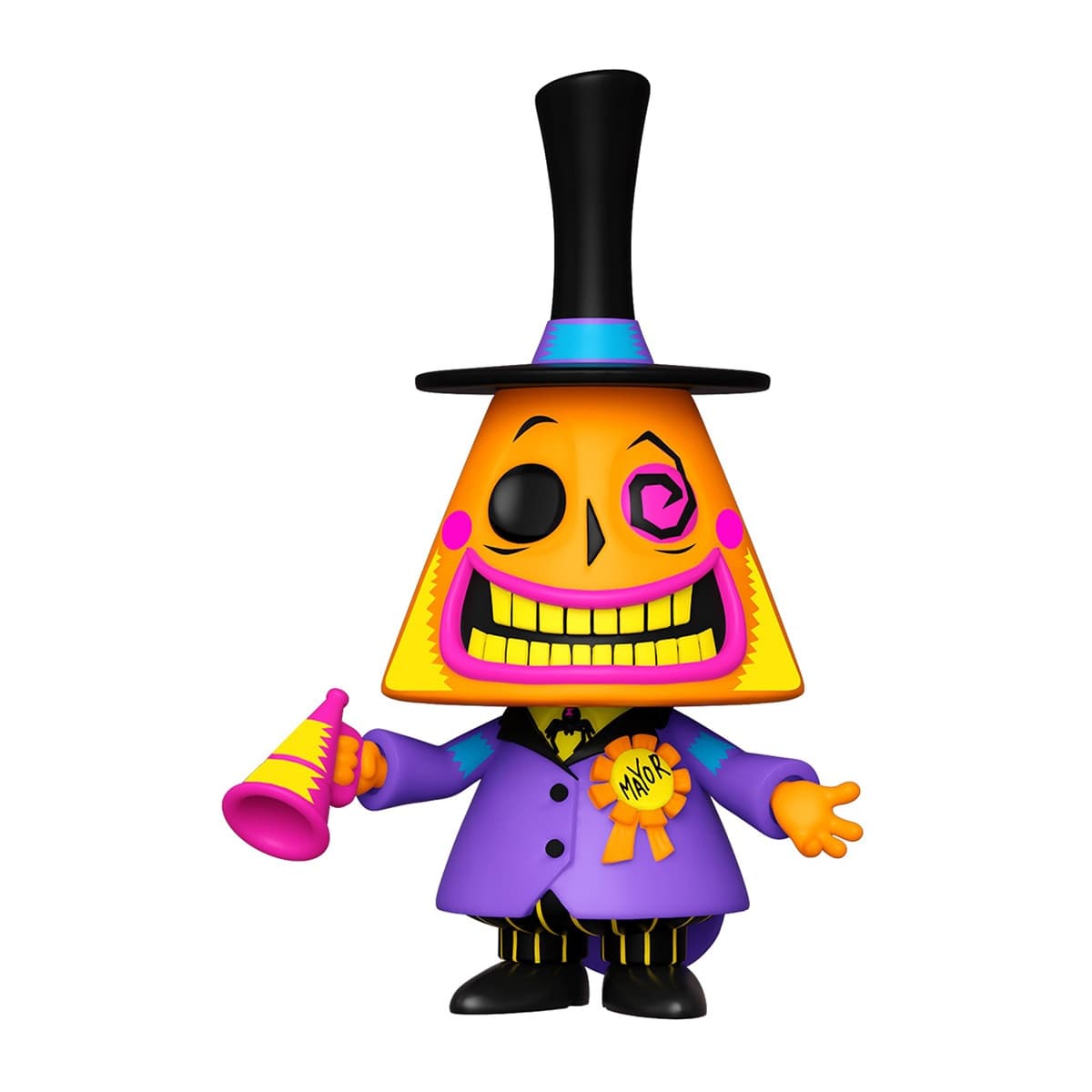 Figura Funko Pop Alcalde Mayor Blacklight - Disney Pesadilla Antes de Navidad - 30 Aniversario