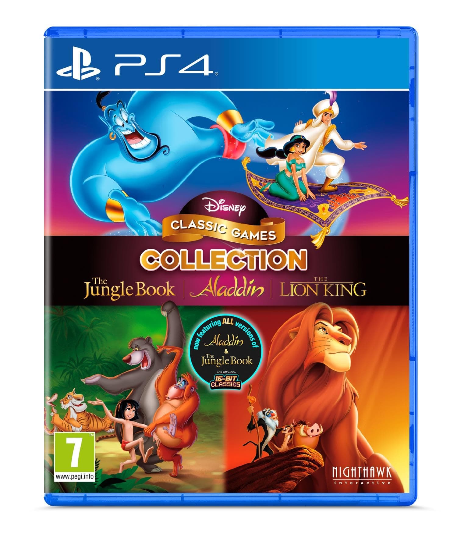 Disney Classic Aladdin,Lion King,Jungle Book - PS4