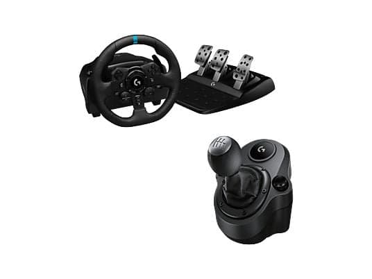 Logitech G G923 + Palanca de cambios Force Shifter