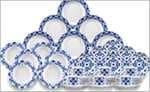 Vajilla de porcelana de 6 servicios 30 piezas, con un diseño elegante para su mesa. Bengoa gourmet Tools