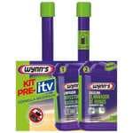 Pack de Aditivos Pre Itv de Coche Gasolina 325ml + 325ml Wynns - Limpia Inyectores y Mejora Rendimiento Motor