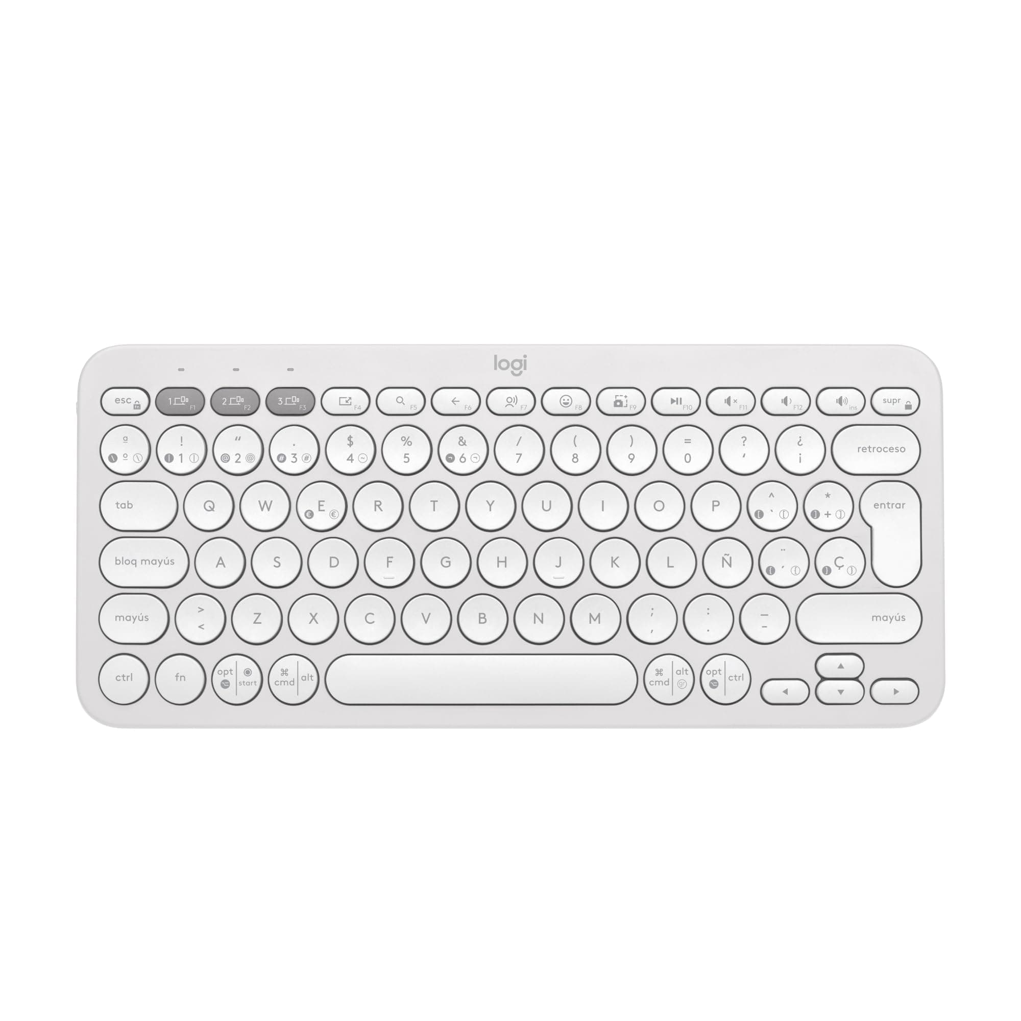 Logitech Pebble Keys 2 K380s, Teclado Bluetooth multidispositivo